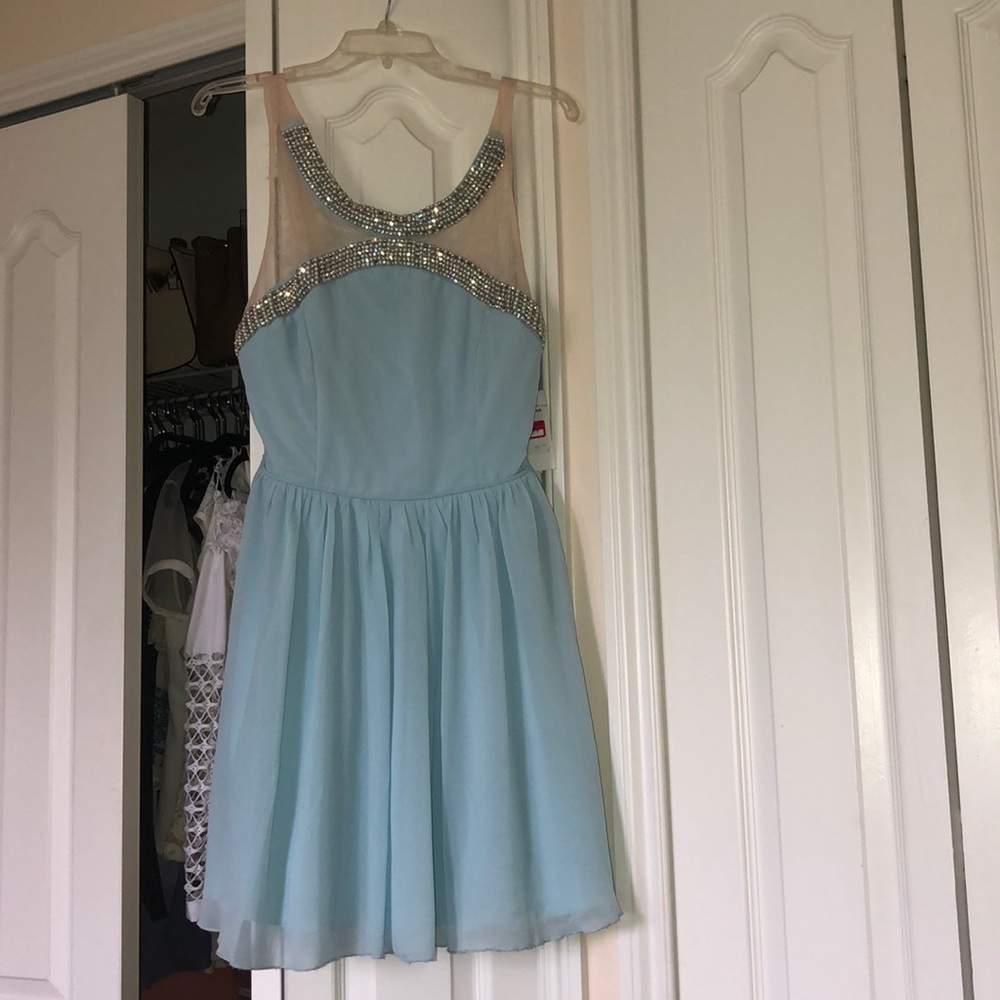 Nwt baby Blue baby doll  size 11 dress